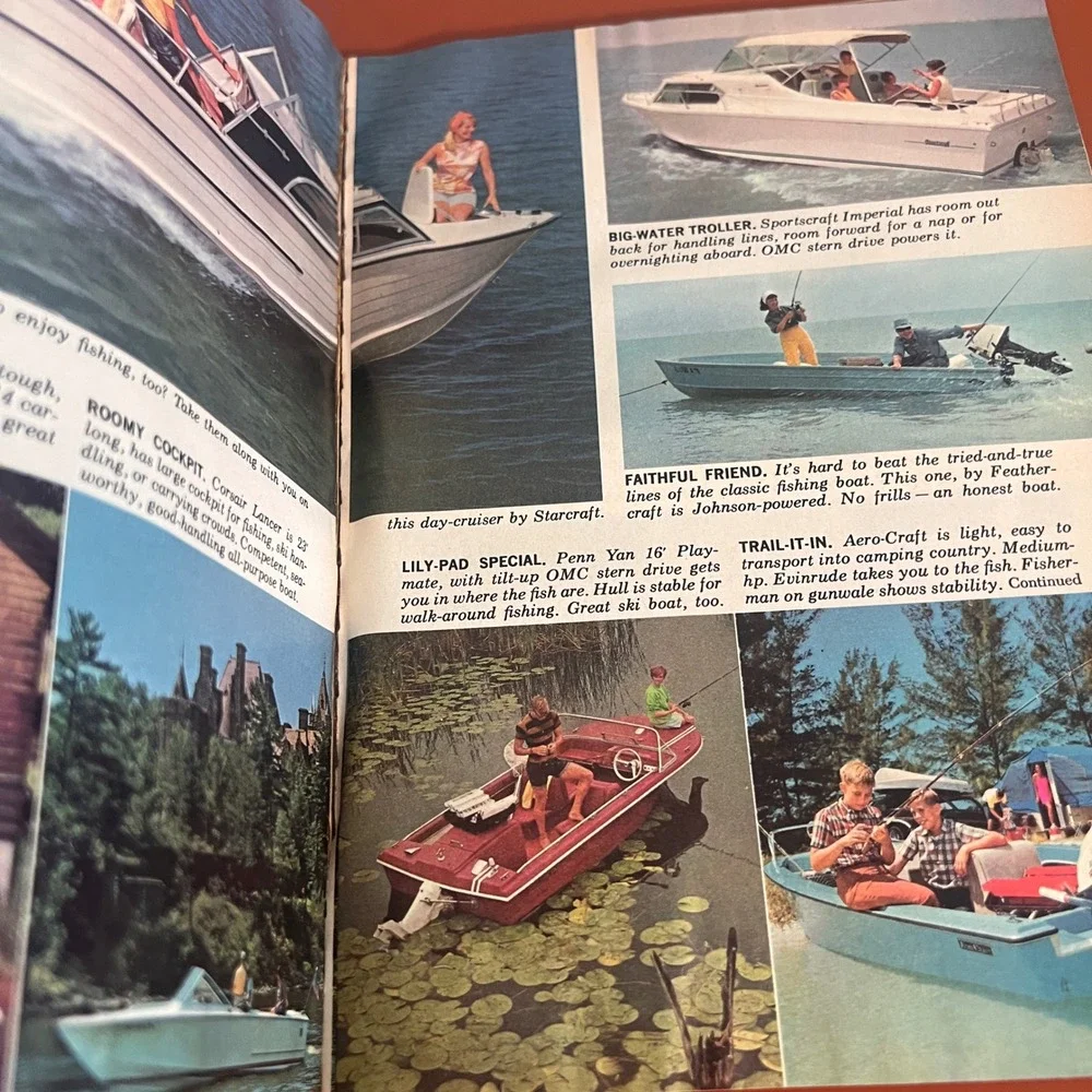 Popular‎ Science February 1969 Jacques Cousteau Boating Section Vintage Magazine